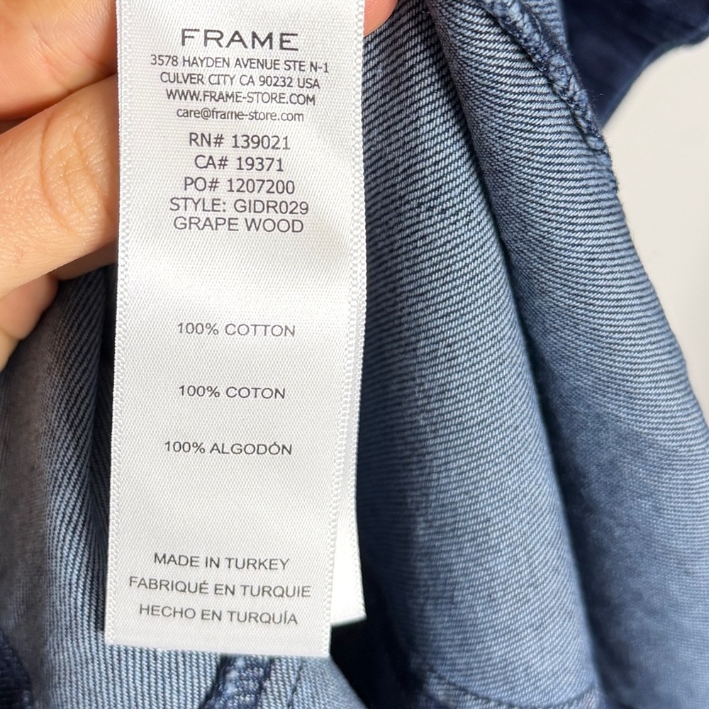 Frame‎ Denim Gillian Dress Puff Sleeve - Picture 7 of 8